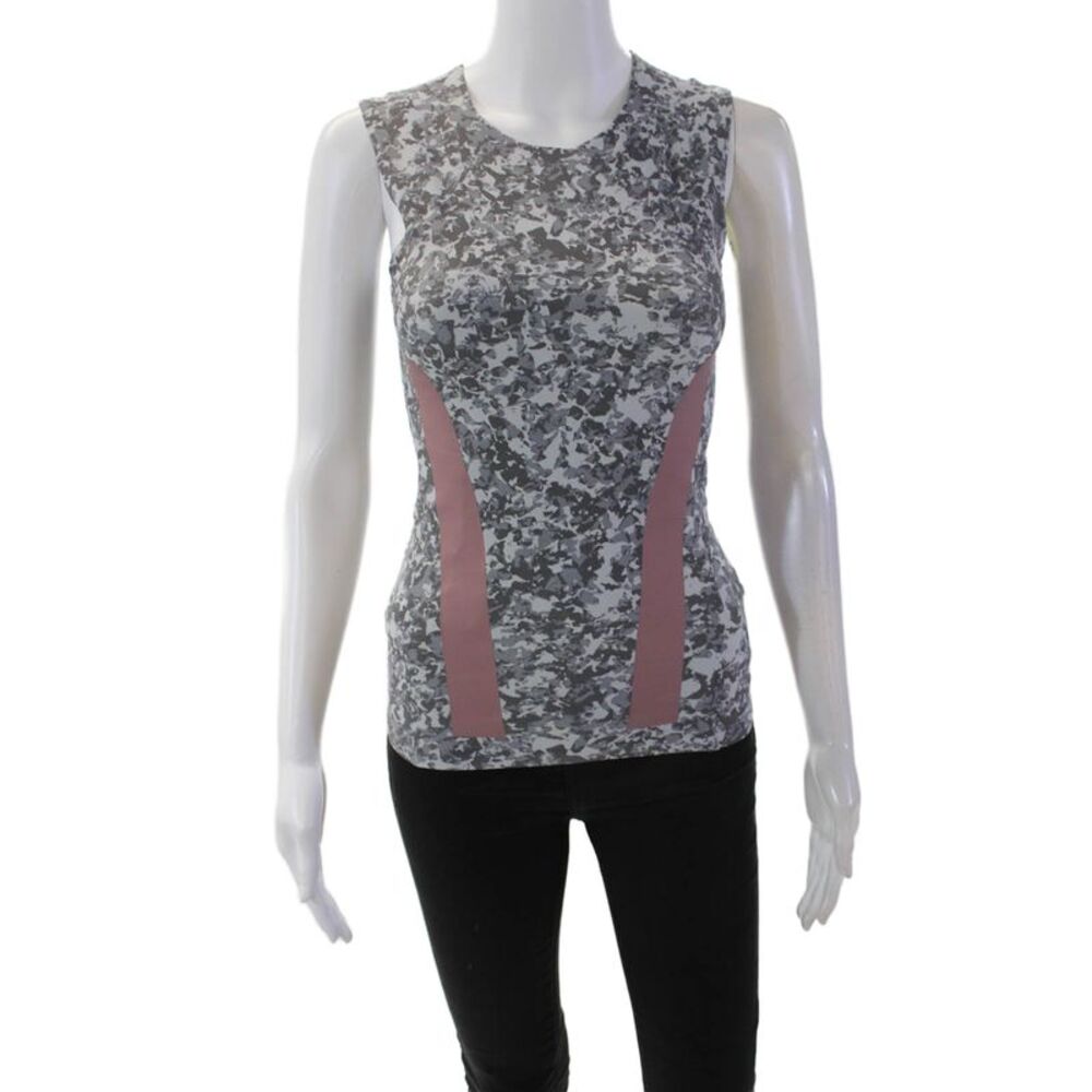 Adidas by Stella McCartney Womens Sleeveless Athletic Top Gray Size XS
